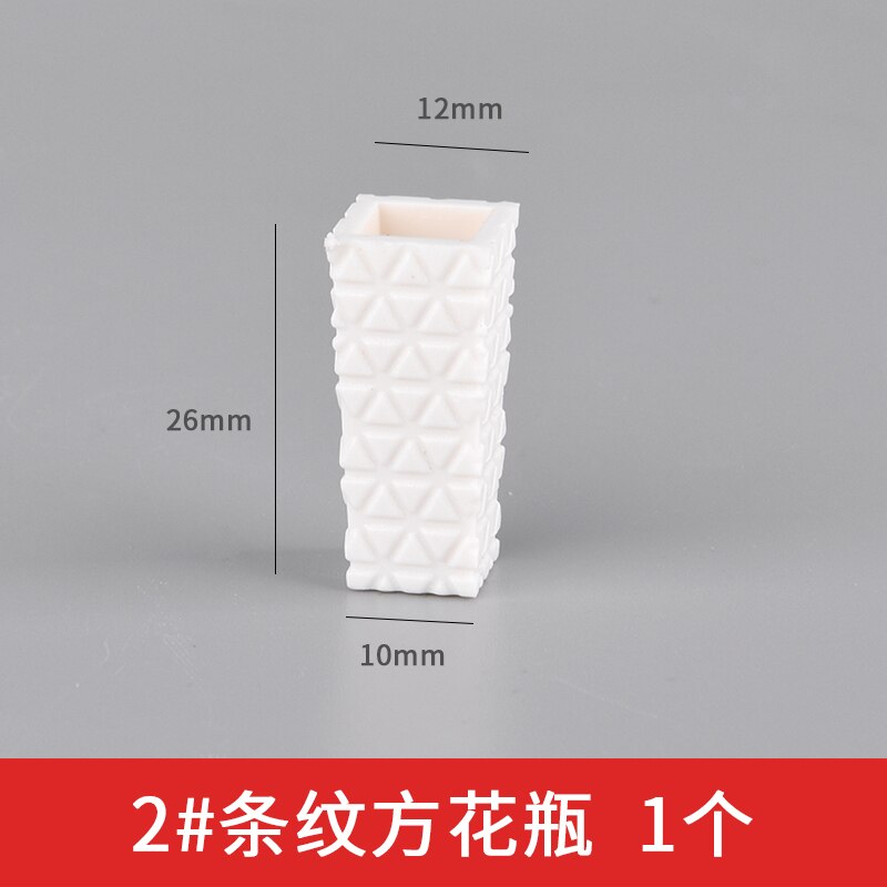 10 stk plast model vase bygge model materiale gør-det-selv sand bord gør mikro landskab matchende: 26mm