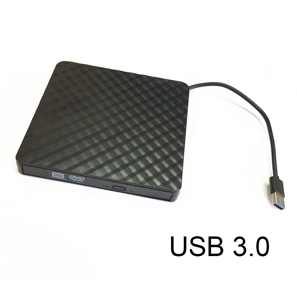 Portable USB3.0 External CD/DVD/VCD Optical Drive CD-RW Writer Recorder Driver for PC Laptop Computer QJY99