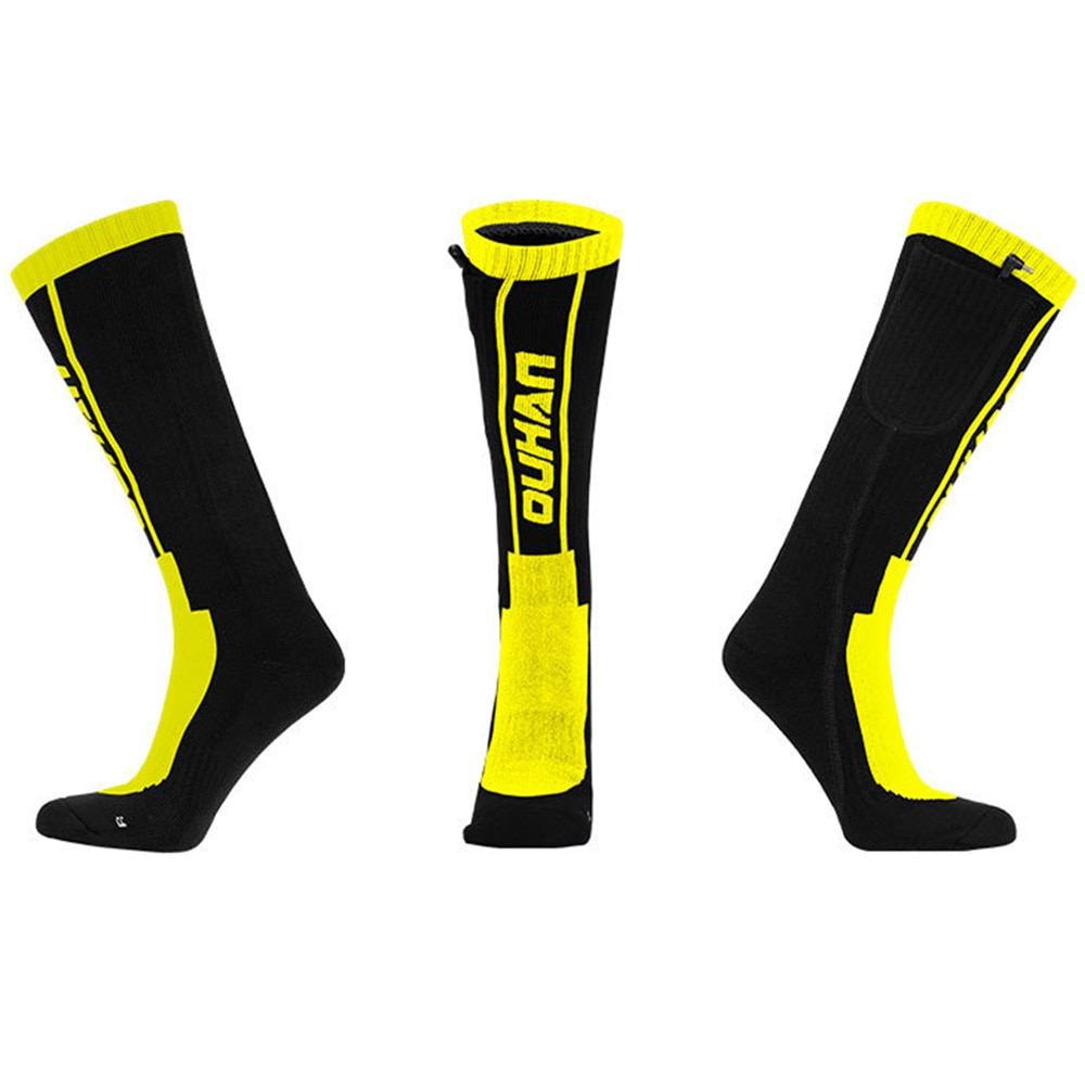 DUHAN Heated Socks Winter Motorcycle Heating Socks USB Electric Motorcycle Boots Heating Socks Infrared Heated Boots Size 36-45