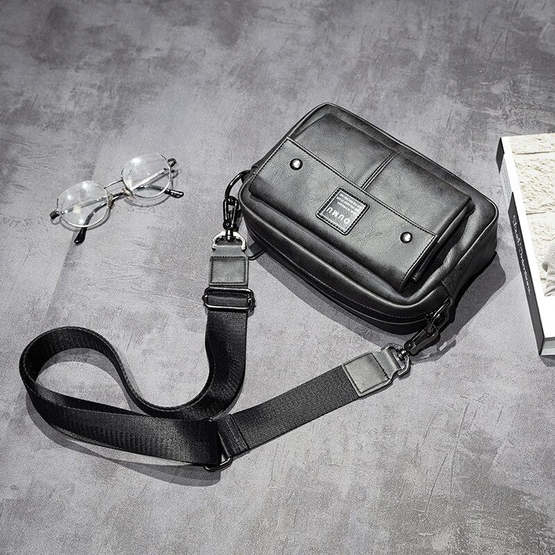 Trendy Crossbody Bags Men Handbags Messenger Bag for Mens Leather Shoulder Brand Bag Retro Bolsos