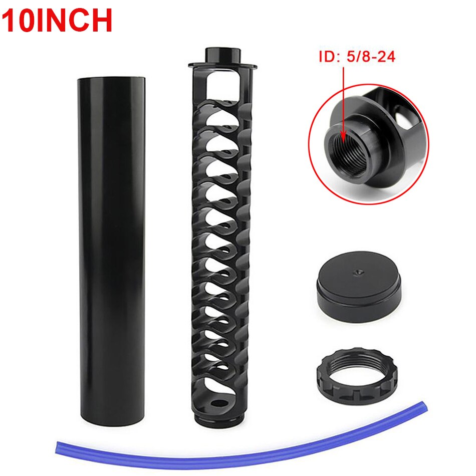 Aluminum Trap 1/2-28 5/8-24 6inch 10inch Single Core Fuel Filter Fuel Trap Solvent Trap for NAPA 4003 WIX 24003 Car Motorbike: 10BLK5824-4.4cm