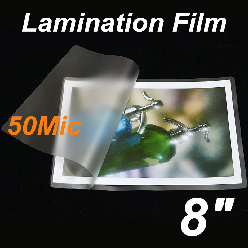 8in taille ISO approbation PET matériel photo papier fichier stratification poche film A5