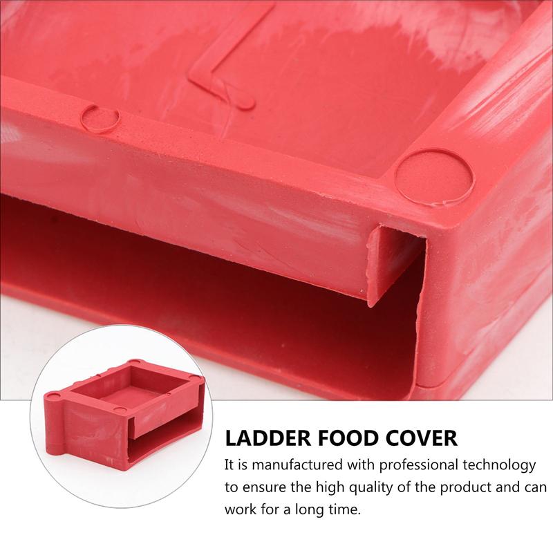 2Pcs Voedsel End Cover Trapladder Skid-Proof Pads Voeten Rubber Cover Ladder Voedsel Cover Trapladder Voeten Pad Voor garage Ladder Thuis