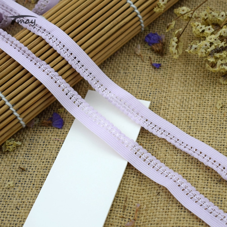 #1564 elastische kanten rand 8 meter/lot bh broek stretch diy naaien elastische banden kant lint stretch touw haar elastisch lint