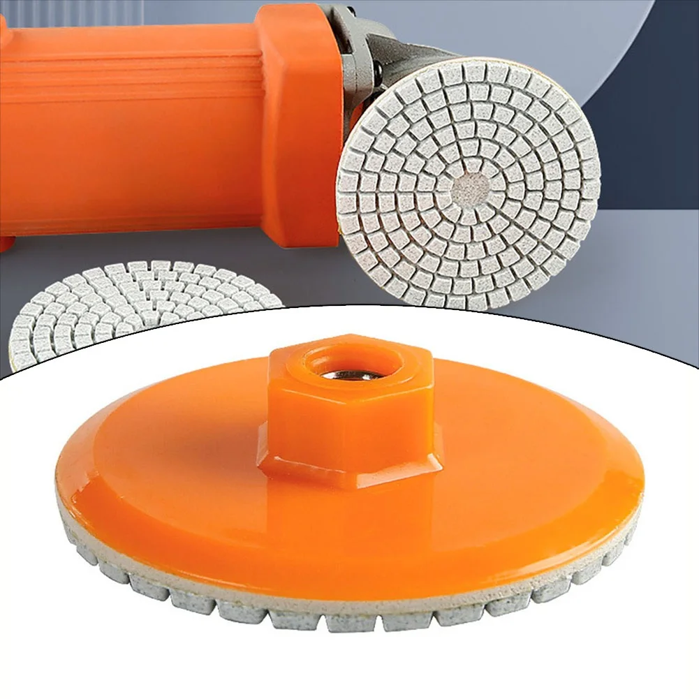 1 stücke 80mm 3 Zoll Polieren Pad Nass Trocken Buff Disc Schleifmittel Für Schleifen Marmor Granit Beton Schleifen Arbeitsplatte stein