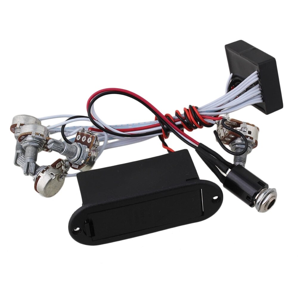 2/3 Band EQ Preamp Circuit For Active Bass Pickup EQ-B3T