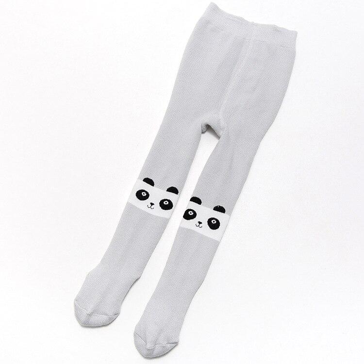 Bebê espessamento collants meninas bonito quente meia-calça infantil bebê menina outono inverno dos desenhos animados algodão calças do bebê mais veludo meias: panda / 55cm