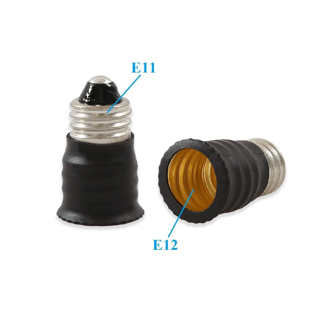 6 Stuks E11 Tot E12, E12-E11 Kandelaar E12 Tot Mini Kandelaar E11 Gloeiende Halogeen Cfl Led Lamp Socket Lamphouder Adapter