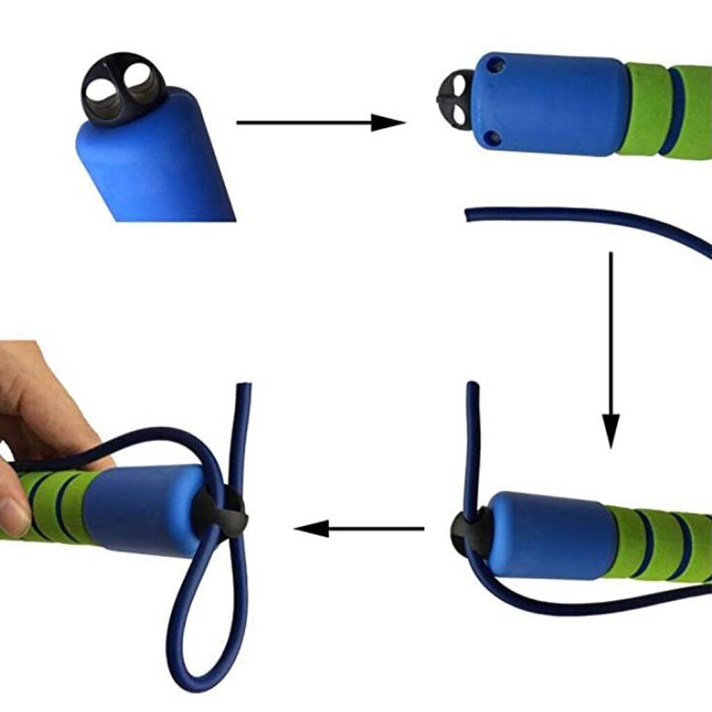 Adjustable Jump Rope With Comfortable Handles And Counter Sport Accessories
