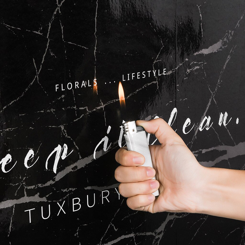 Aluminum Foil Kitchen Cupboard Sticker Waterproof Self Adhesive Wallpaper vinilos decorativos para paredes Kitchen wall sticker