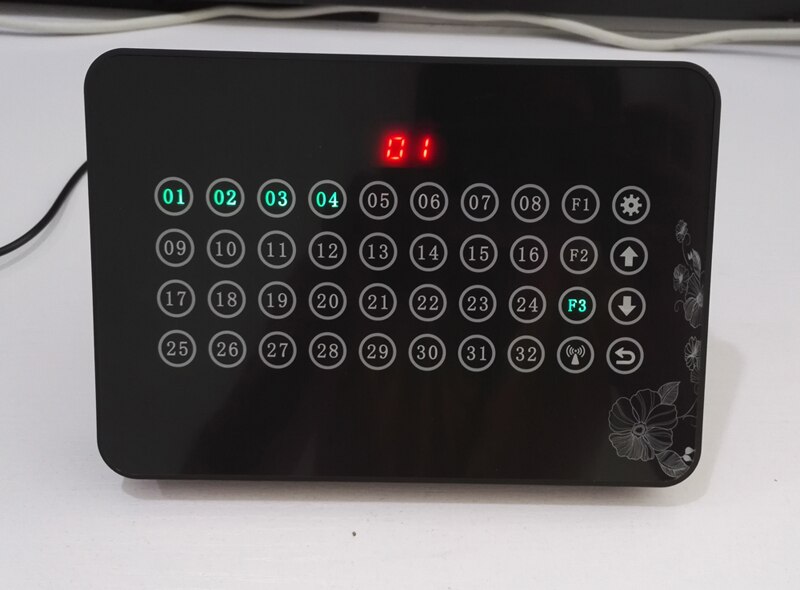 Wireless Display Ontvanger K-32A voor teller ober service