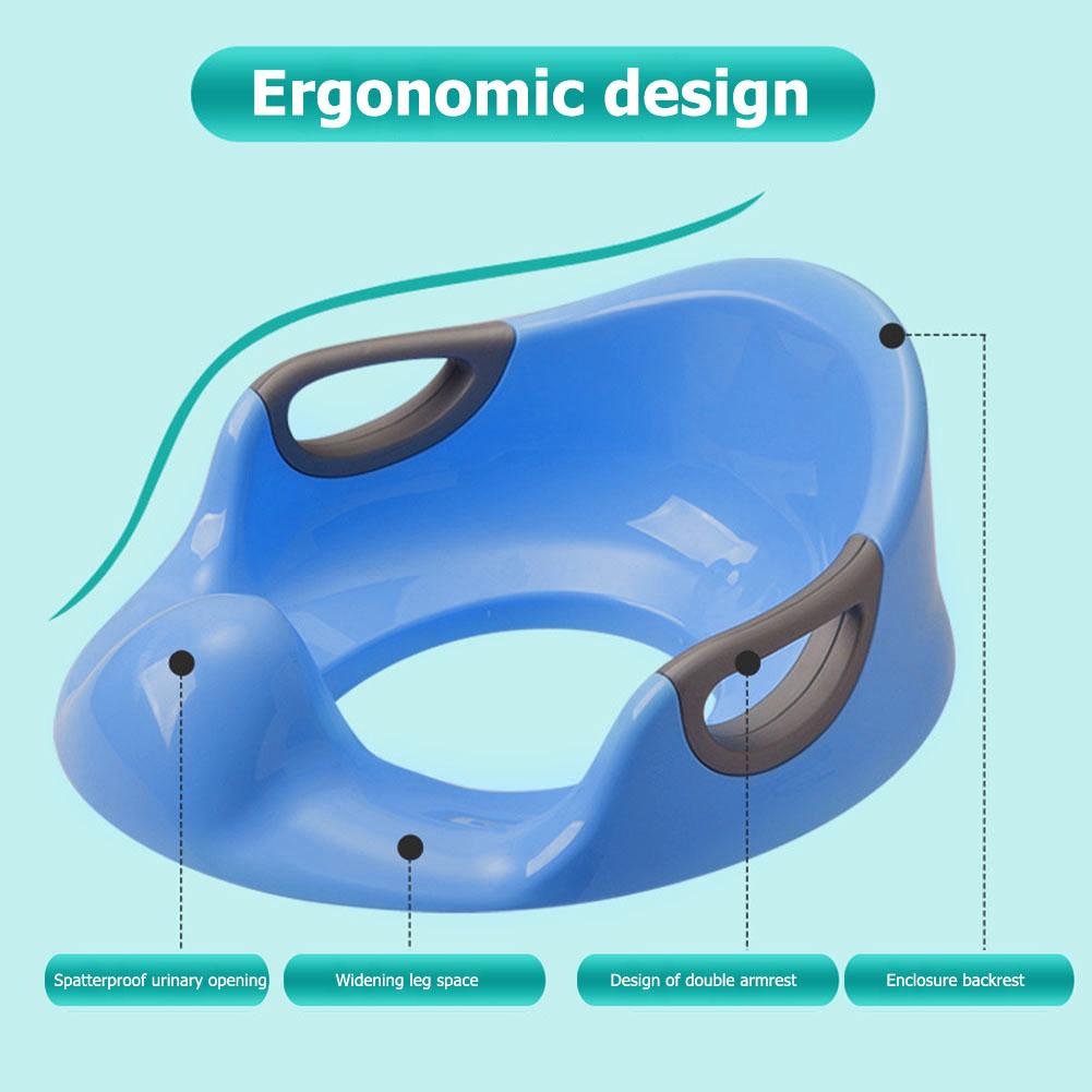 Portable Toilet Ring Safe Seat Comfortable Assistant Training Assistant Urinal Toilet Potties with Armrest for Girl