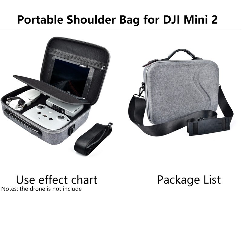 DJI Mini 2 Shoulder Bag Handbag PU Portable Carrying Case Mavic Mini Drone Accessories Storage Bag Mini SE 3 PRO Safety Case Bag: Carrying Case-Mini 2