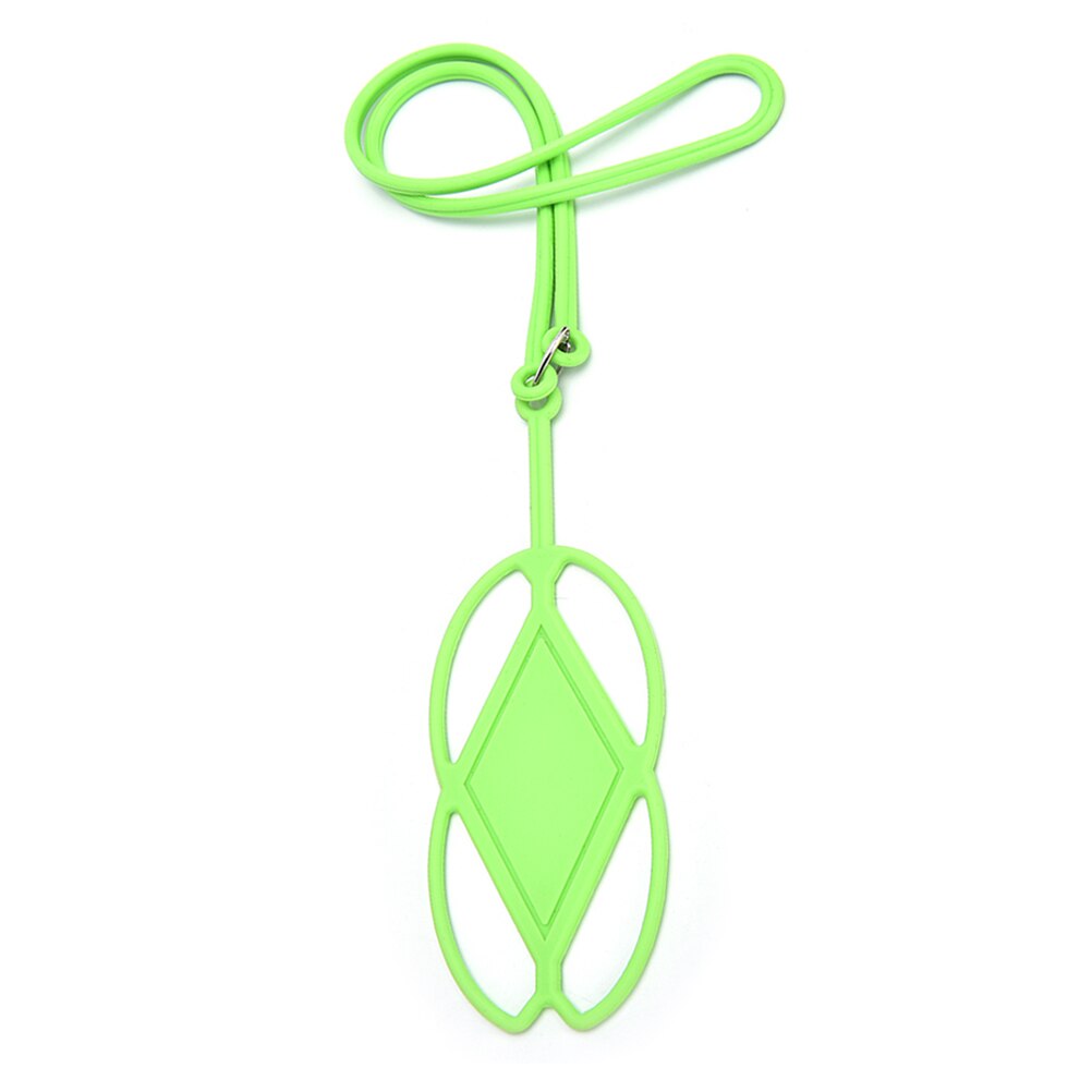 Sangle de cou collier fronde pour Smartphone universel Silicone téléphone portable porte-lanière housse téléphone avec Stra: green