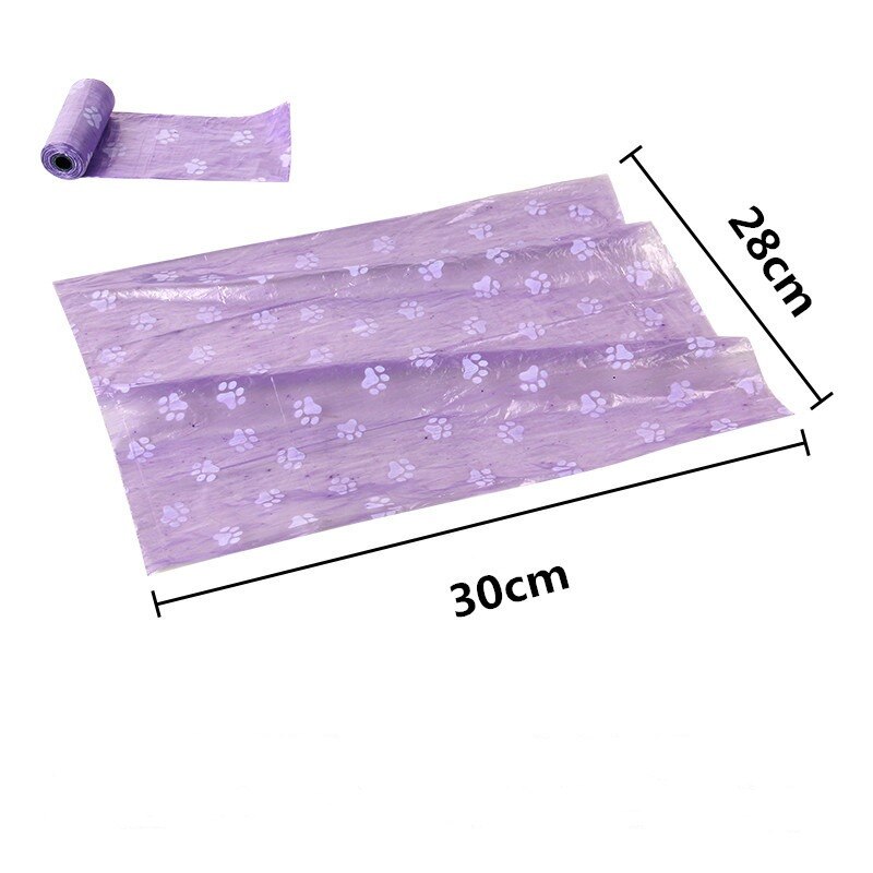 Biodegradable Pet Dog Poop Bag Zero Waste Dog Pooper Bags Paw Doggy Litter Poop Bag Dispenser Pets Products For Dogs