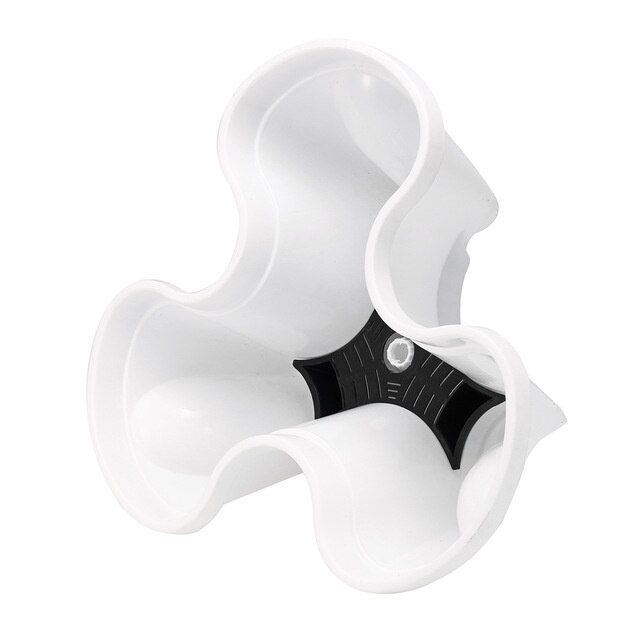 Porte-Vase pour plantes, Pots de fleurs en plastique empilables 5 couleurs, Pot de fleurs, décoration pour la maison, jardin ou balcon, 1 pièce: WHITE
