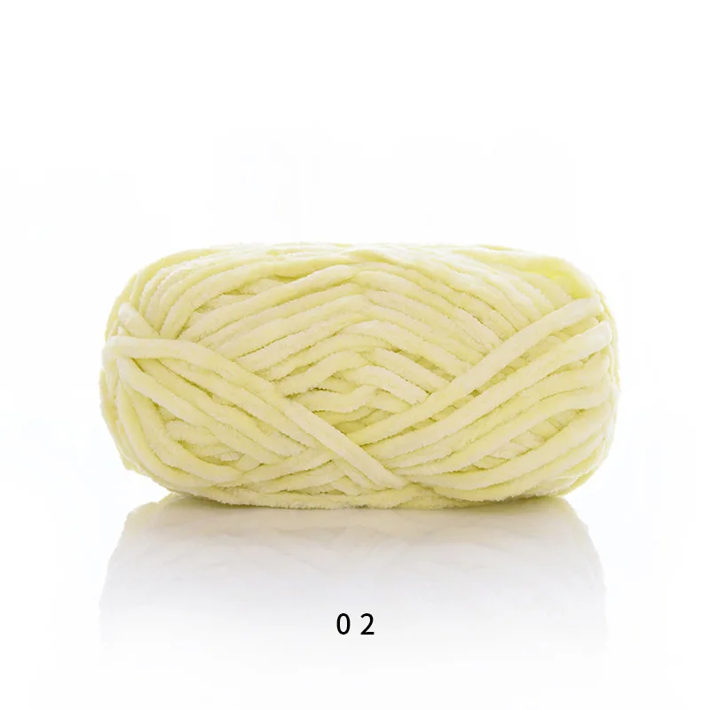 1pc 100g Super Soft Yarn Chunky Blanket Yarn Chenille Yarns for Knitting and Crochet Hilos Para Tejer: Dark Grey