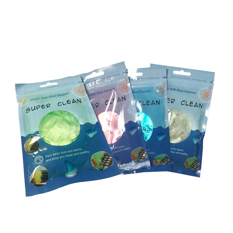 Universal bil rengjøring svamp cyber super clean lim mikrofiber støv verktøy mud gel produkter auto interiør tilbehør