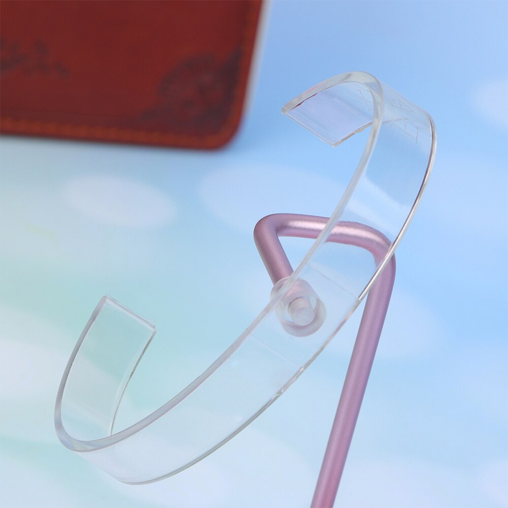 2PCS Watch Display Rack Acrylic Metal Base Stable Wrist Watch Showing Stand Bracelet Stand Bangle Holder for Cloakroom Shop Shop
