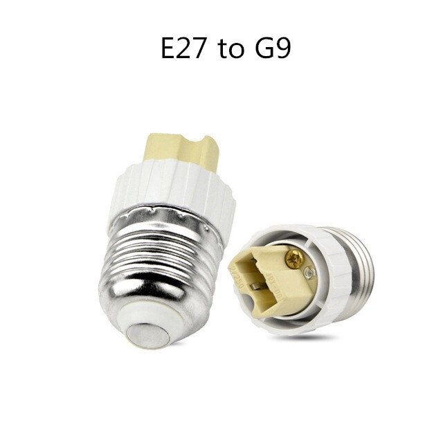 LED Adapter E27 To E14 B22 MR16 GU10 G24 G9 Bulb Holder Converter Socket Bulb Lamp Holder Plug Extender For Lighting: E27 to G9