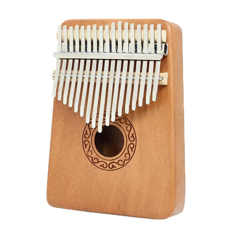Kalimba-Piano de pulgar de 17 teclas de caoba Mbira, instrumentos musicales de cuerpo de la mejor , Kalimba, con libro de aprendizaje, martillo de afinación