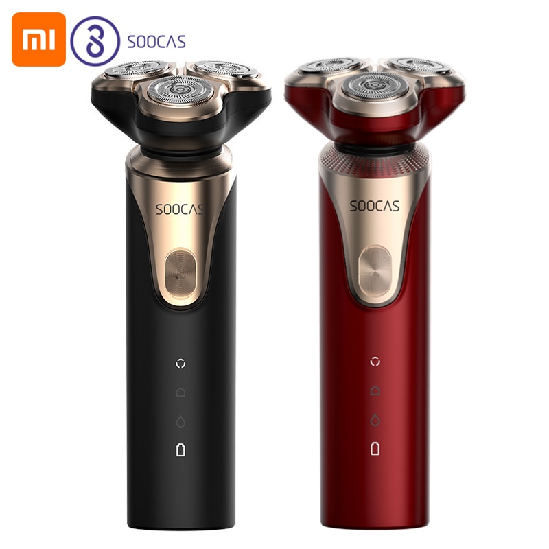 Xiaomi Soocas S3 Electric Shaver Men Razor 3D Beard Trimmer Type-C Rechargeable Shaving Machines