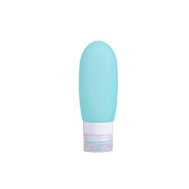 89ml butelki podróżne szczelne silikonowe pojemniki podróżne wielokrotnego użytku wyciskane zestawy tubek podróżnych pojemniki toaletowe dla pozorny: zielony