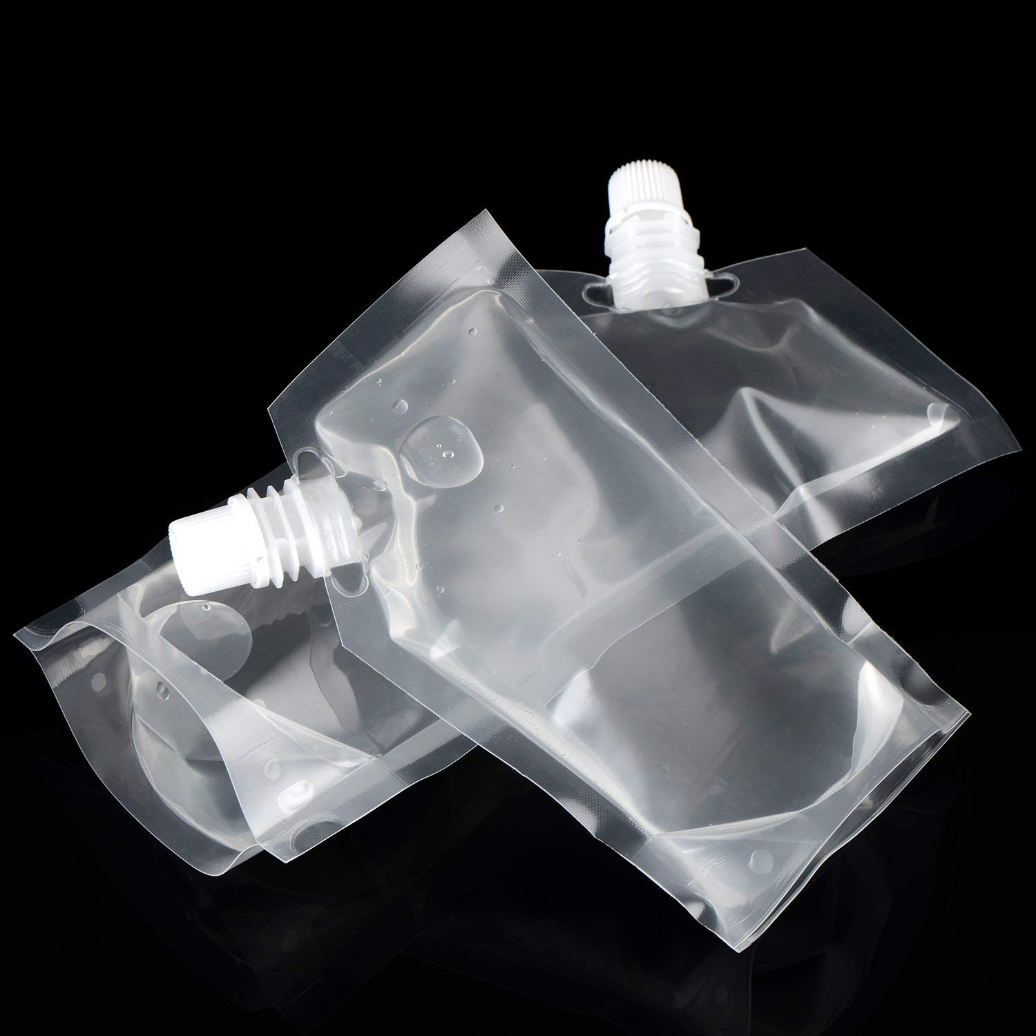 13Pcs 423Ml Transparante Zelfdragende Nozzle Bag Melk Sap Drank Tas Wijn Water Bag