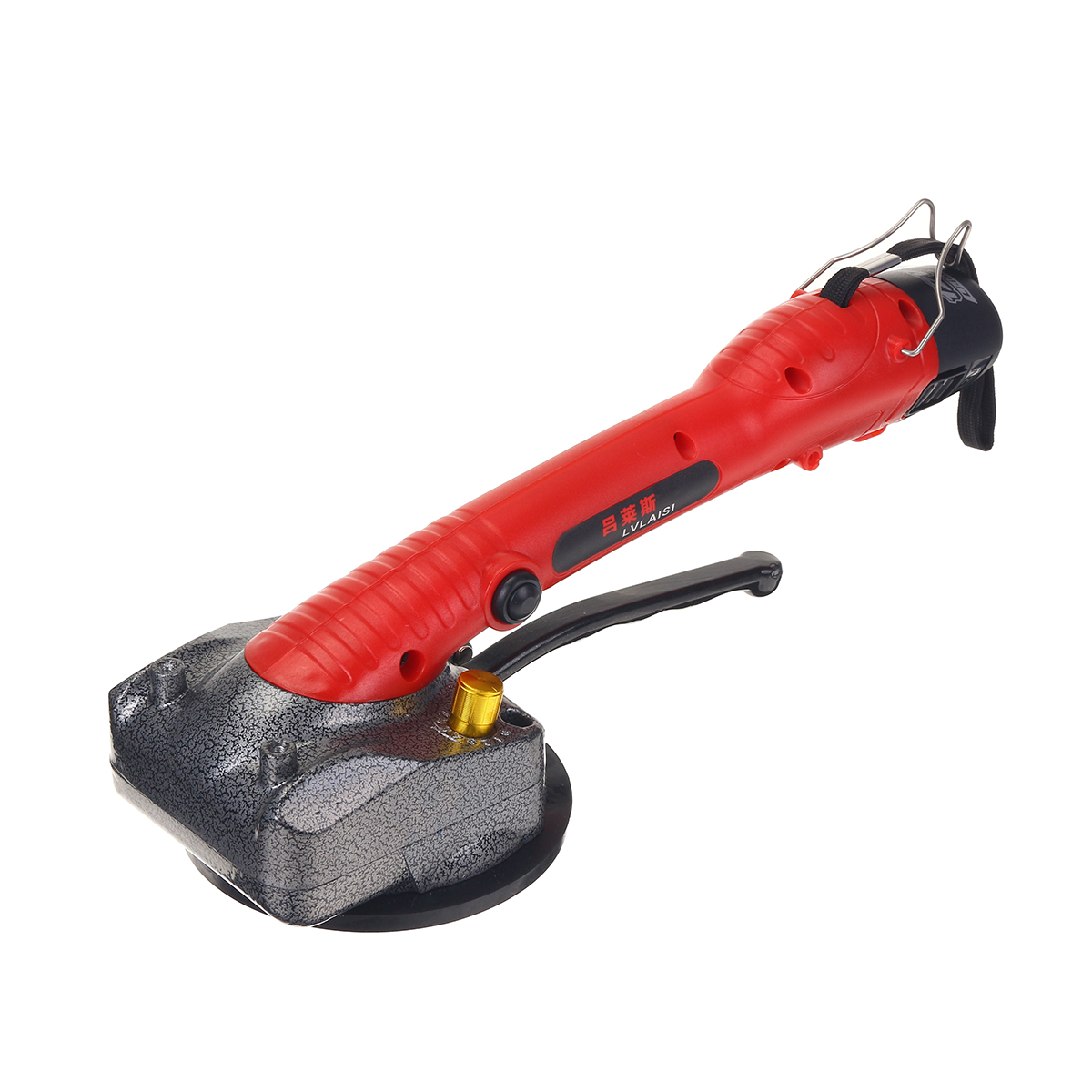Verstelbare 1000W Tegels Tegels Machine Tegels Vibrator Zuignap Portable Automatische Floor Vibrator Nivellering Tool Met Batterij: Red