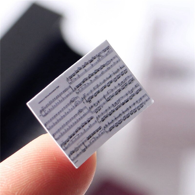 1/12 Dollhouse Mini Plastic Piano Met Kruk Muziekinstrument Model Voor Poppenhuis Accessoires Decor 3Pcs Miniatuur Piano Set