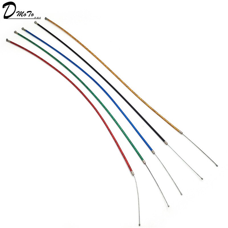 Colourful throttle cable for mini dirt bike ATV 2 stroke