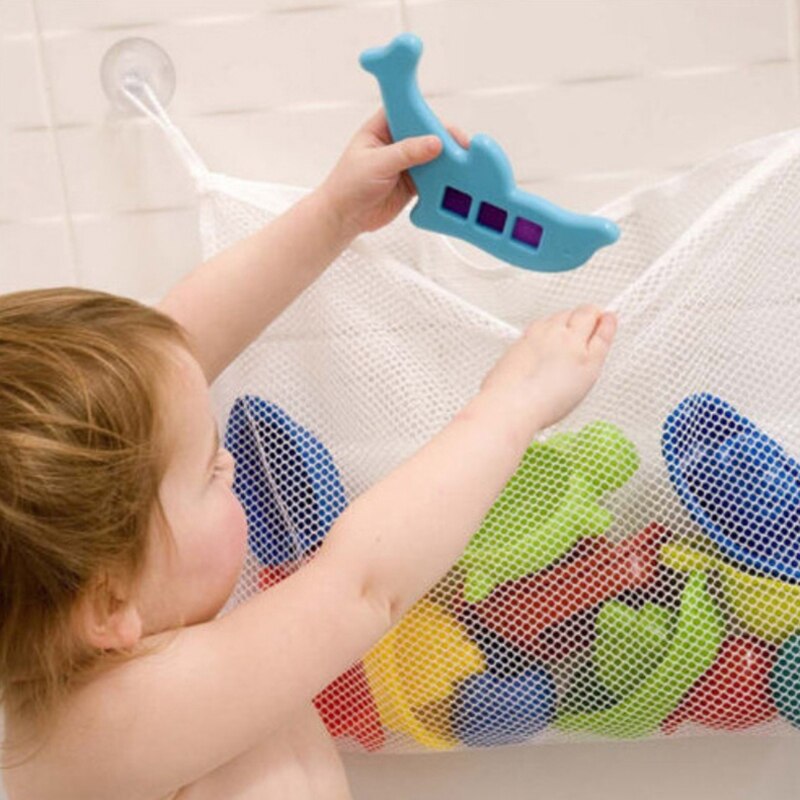 Børns badeværelse opbevaringspose børn legetøj brusebad legetøj bad organisator taske badeværelse butik mesh poser væghængende produkter