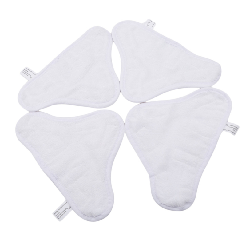 Huishoudelijke klittenband reinigingsdoek dweil accessoires driehoek microvezel stoomreiniger wasbare vervangende pad