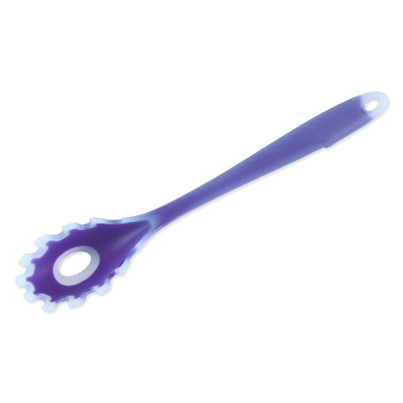Kitchen Dishes Silicone Pasta Spoon Colander Kitchen Accessories Noodle Spoon Form for Cooking Everything for The Kitchen.8z: 2
