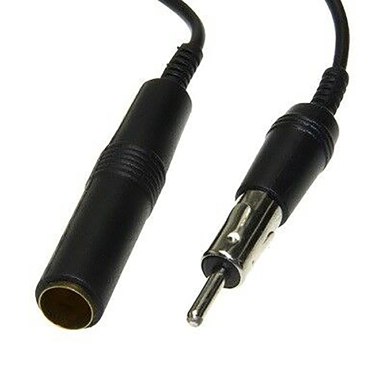 Universal Fm Modulator Stereo Mp3 Auto Antenne Kabel Car Radio Cinch Aux Adapter