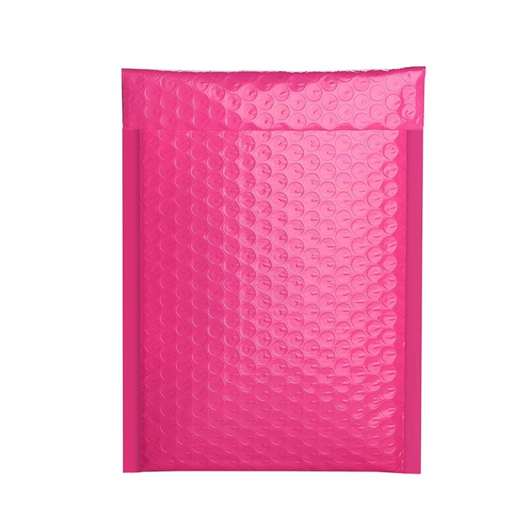 100 PCS Bubble Mailers Padded Envelopes Lined Poly Mailer Self Seal Pink Envelopes With Bubble Mailing Bag Packages