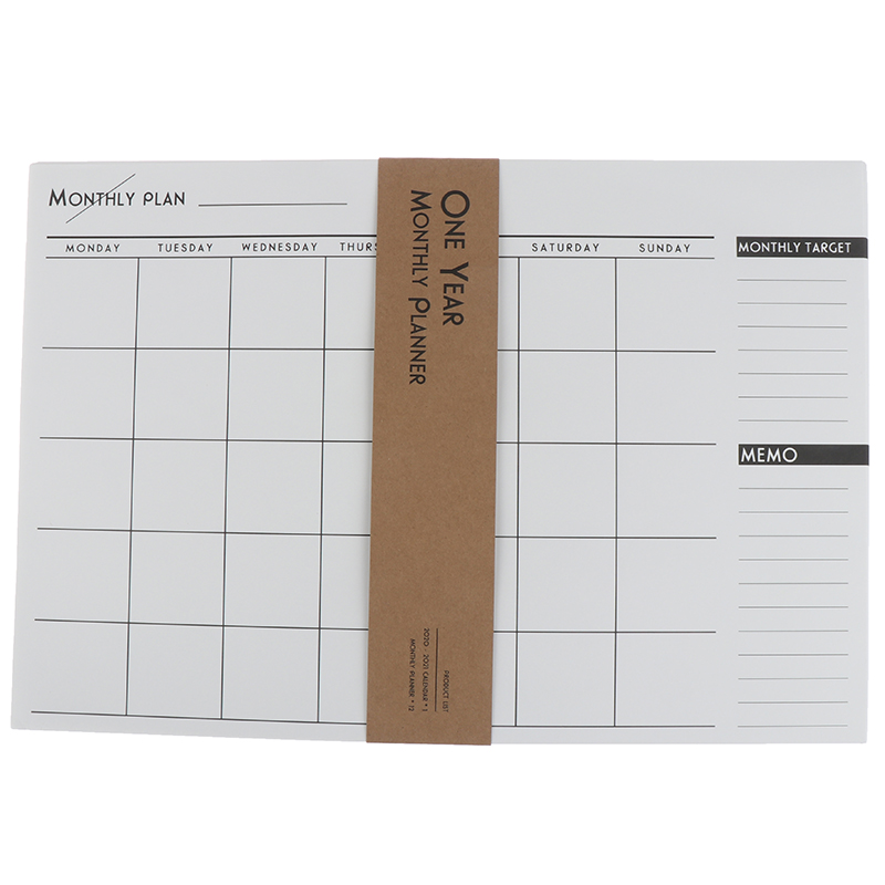 Planner Months Diary Notebook Personal Agenda Planner Organizer Business Office Stationer Calendar Monthly