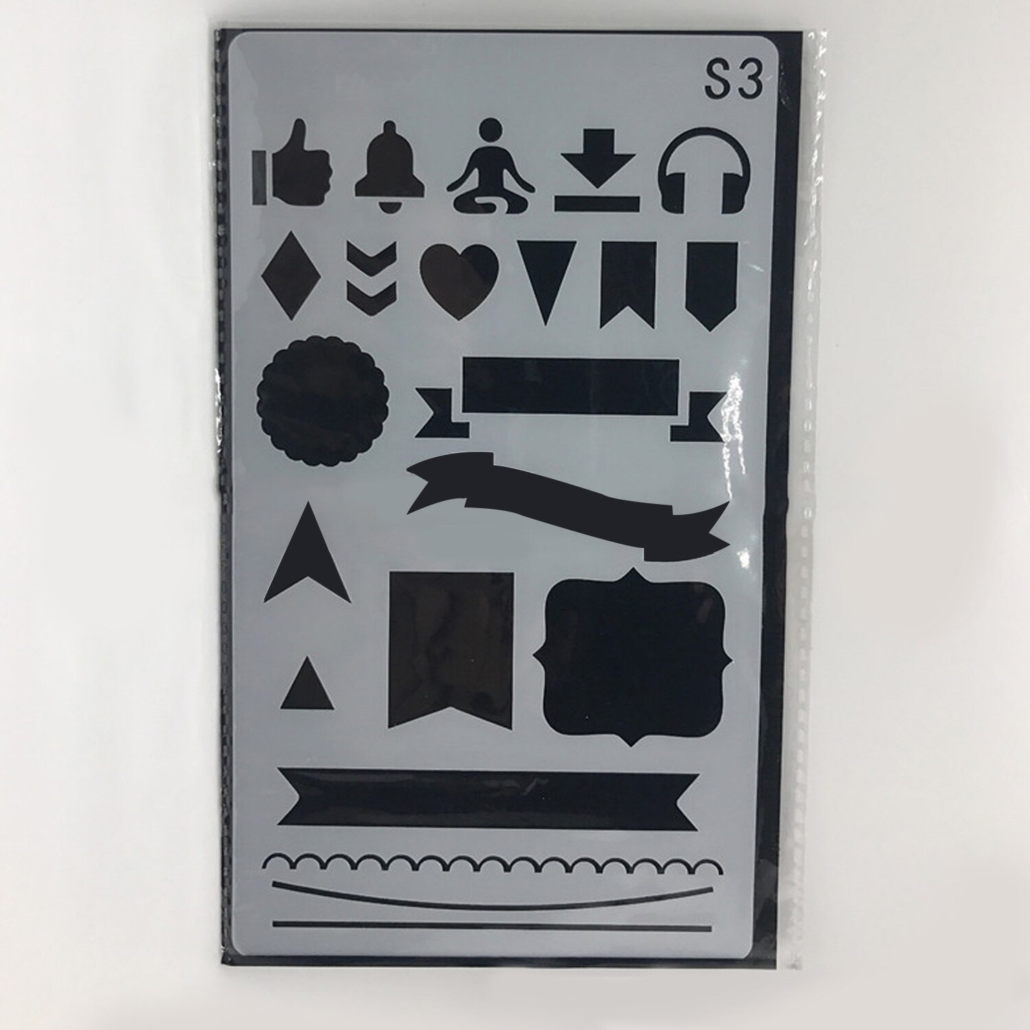 24 Sheets Drawing Painting Stencils Templates Set for Kids Children DIY Craft Journal Photo Album Scrapbook Diary Art Projects