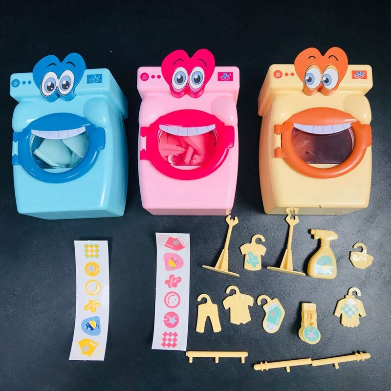 Machine à laver à grande bouche, jouet de dessin animé, maison de jeu pour enfants