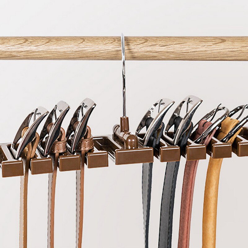 Multi-style et multi-fonctionnel nouveaux hommes cintre placard ceinture dames écharpe cravate cintre cravate étagère de rangement ceinture support de stockage