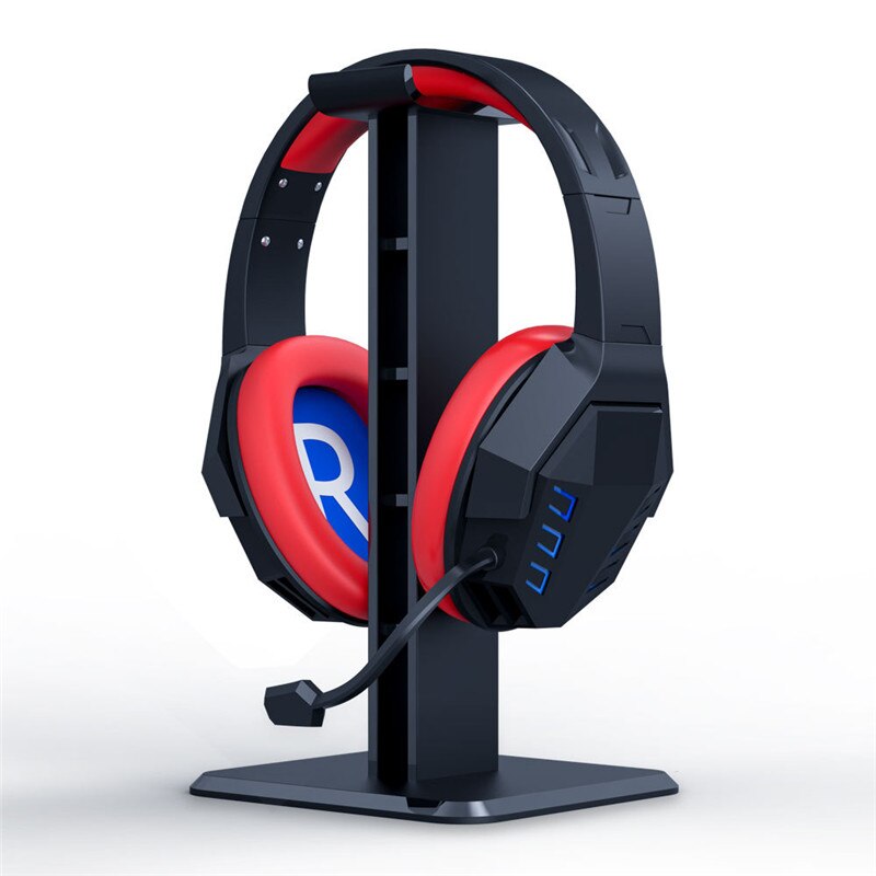 Universal hållare för hörlursställ headset hörlurar skrivbord display hängare krokfäste för trådlösa hörlurstillbehör: B