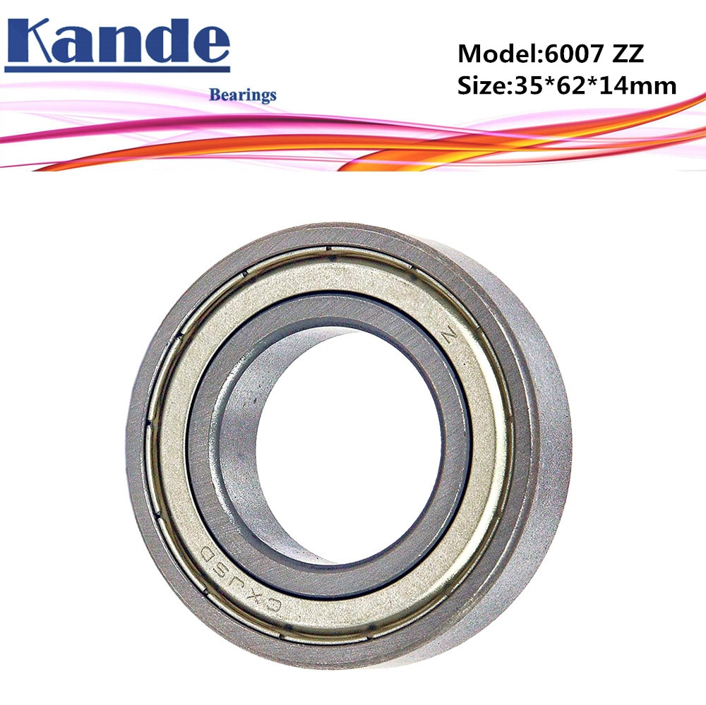 6007zz lager 2 st abec -5 6007 zz enkelradig spårkullager 6007-2z 35 x 62 x 14 mm