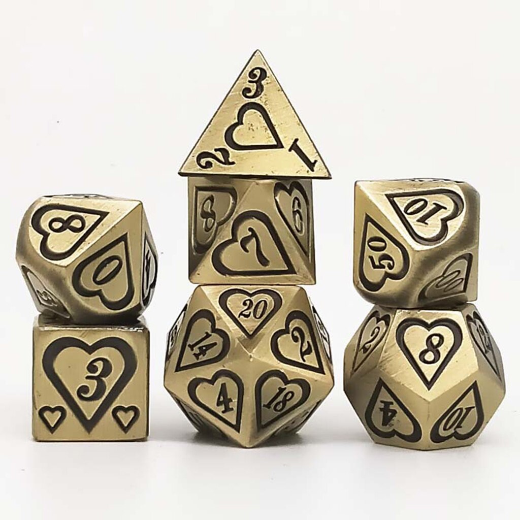 7Pcs Polyhedrale Dobbelstenen Set Voor Mtg Dnd Trpg Rollenspel Board Game Rekwisieten Levert D4 D6 D8 D10 D12 d20Multi Side Dobbelstenen