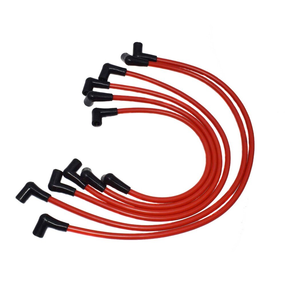 Ensemble de câble de bougie d'allumage rouge de 10.2mm pour CHEVY Chevrolet Camaro Pontiac Firebird V6 3.8L 1995 1996 1997 1998 1999