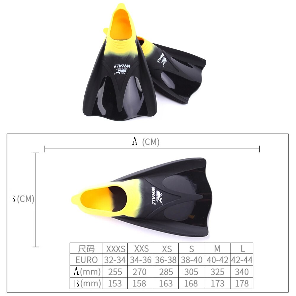 Diving Snorkeling Swimming Fins Adult Diving Fins Comfort Submersible Foot Fins Flippers Water Sports Scuba Shoes