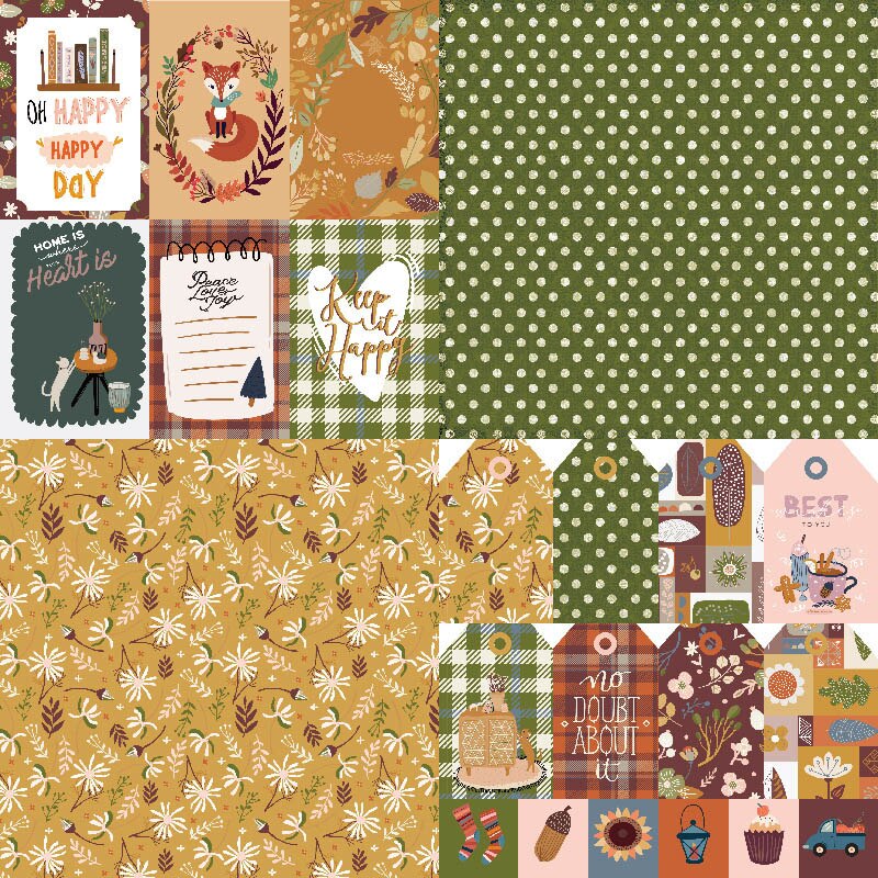 24 Sheet/Pack Cute Material Paper Set Writing Paper Card For Sticker Scrapbooking Planner Crafts Wrapping Decorative Stationery