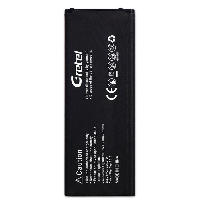 JRZ 2000mAh For Gretel 9F A7 Battery Mobile Phone Replacement Backup Batteris For Gretel 9F A7