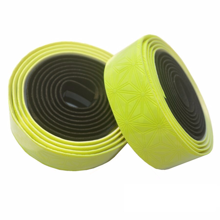 Road Bike Handlebar Tapes Bicycle Bar Tape Wrapping Belt Anti-Slip Cycling Handle Grips Wraps Dead Fly Bicycle Strap: Black Yellow