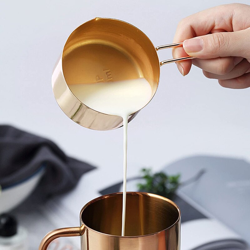 Stainless Steel Measuring Spoons Cup Set Baking Milk Coffee Spoon Flour Liquid Measuring Tool Cooking Kitchen Accessories Gadget
