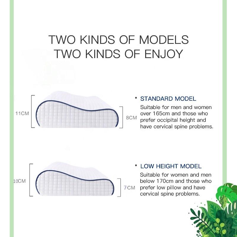 Memory Foam Beddengoed Kussen Voor Nekpijn Slapen Nek Bescherming Trage Rebound Gezondheid Cervicale Nek Met Kussensloop 60*35*11Cm